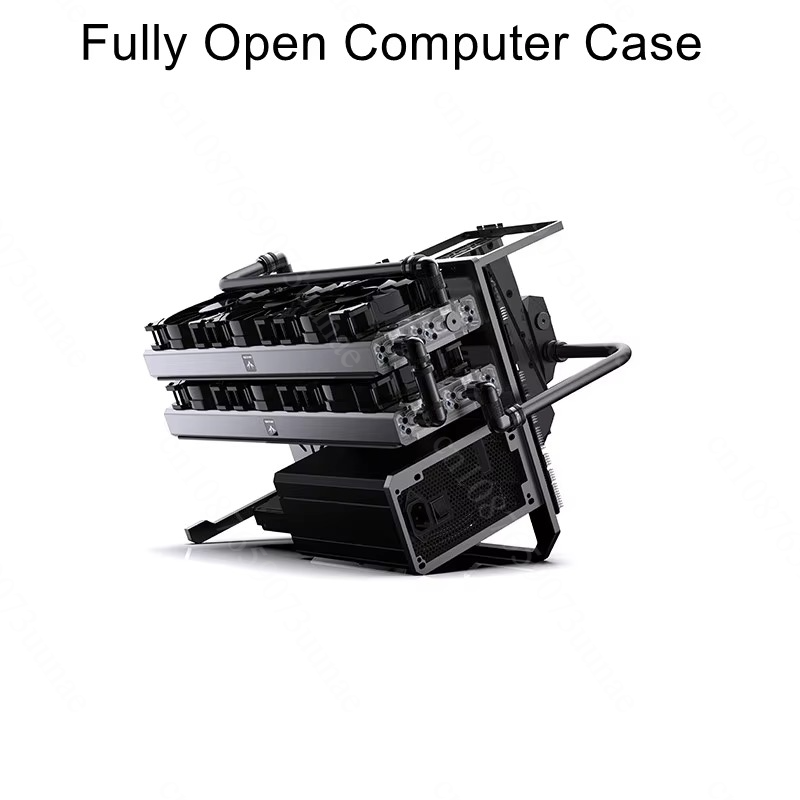Aluminum Open Frame Test Bench Water Cooling - B-CE-X Open Frame Water Cooling Chassis